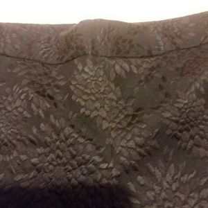 Jaquard cigarette pants
